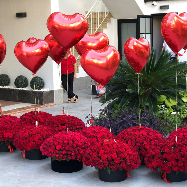 1000 rosas rojas premium